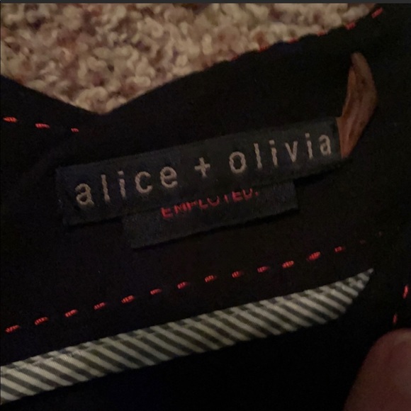 Alice and Olivia Preplum Dress wore once size 2 - Picture 2 of 3